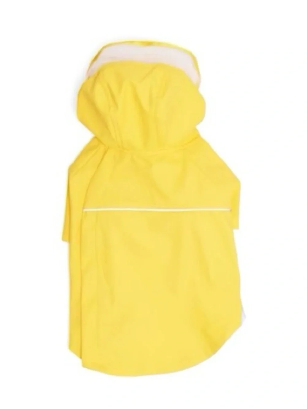 Youly Yellow Dog Raincoat with Reflective Trim - Waterproof Pet Jacket
